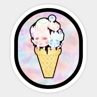 Ice Cream, Baby! Sticker